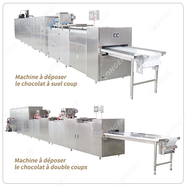 Introduction De La Machine À Déposer Le Chocolat