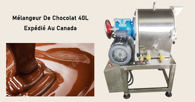 Mélangeur De Chocolat 40L Expédié Au Canada