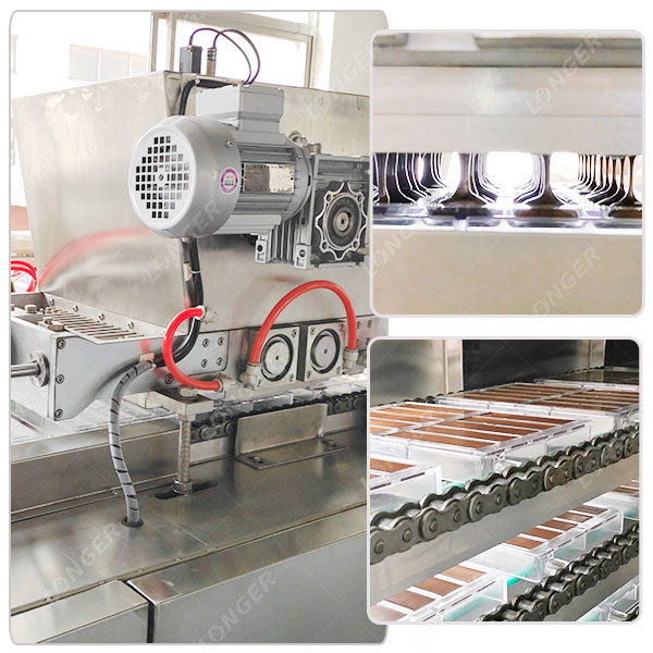 Ligne De Production De Barres De Chocolat 200-500 KG/H