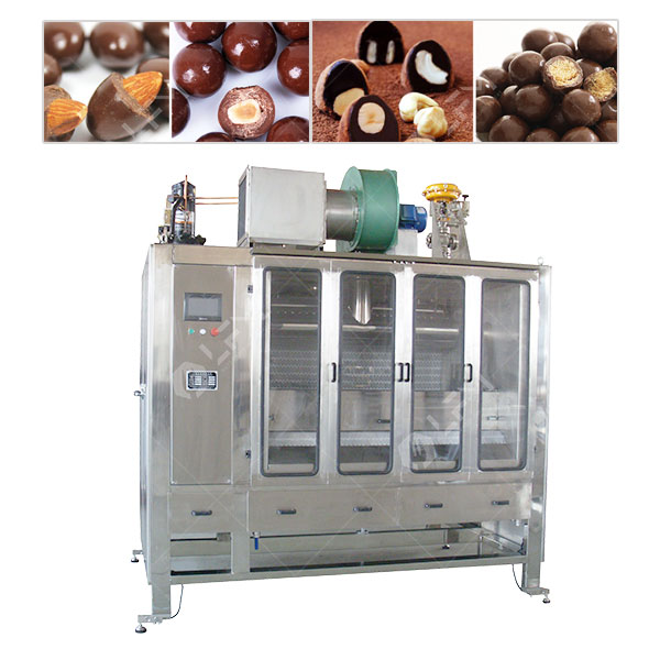bet-coating Machine De Revêtement De Chocolat À Bande Transporteuse
