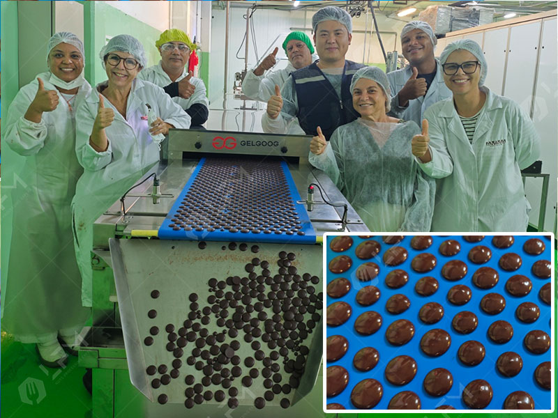 Projet de pastilles de chocolat au Brésil
